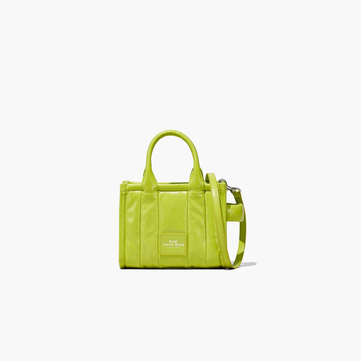 Marc Jacobs Shiny Crinkle Micro Tote Verdi Chiaro | FLO142379