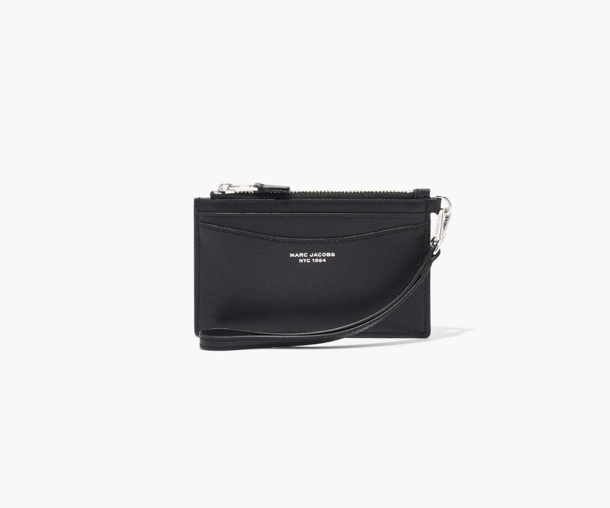 Marc Jacobs Slim 84 Top Zip Wristlet Nere | JHV261075