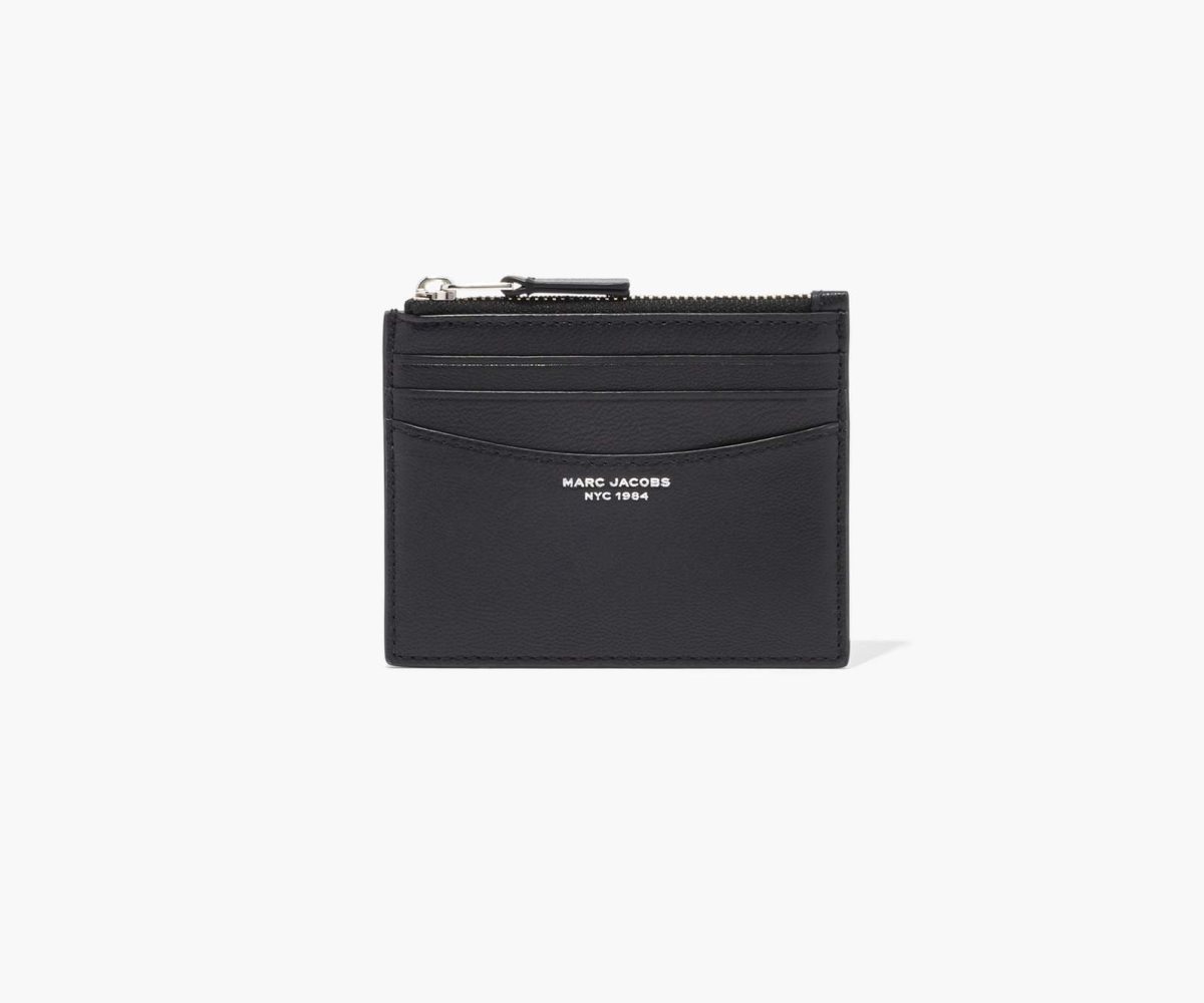 Marc Jacobs Slim 84 Zip Card Case Nere | BKW839501