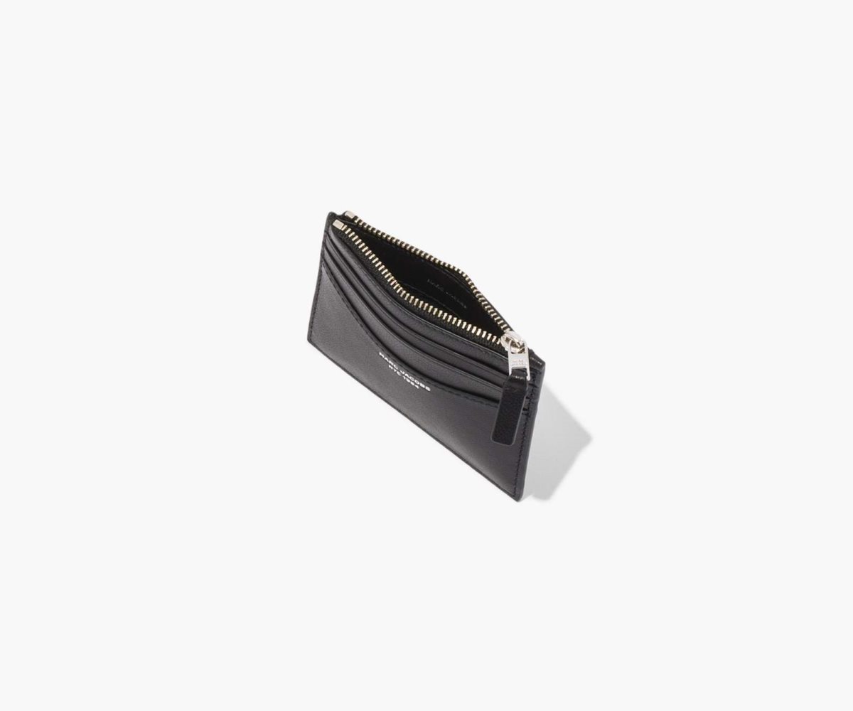 Marc Jacobs Slim 84 Zip Card Case Nere | BKW839501