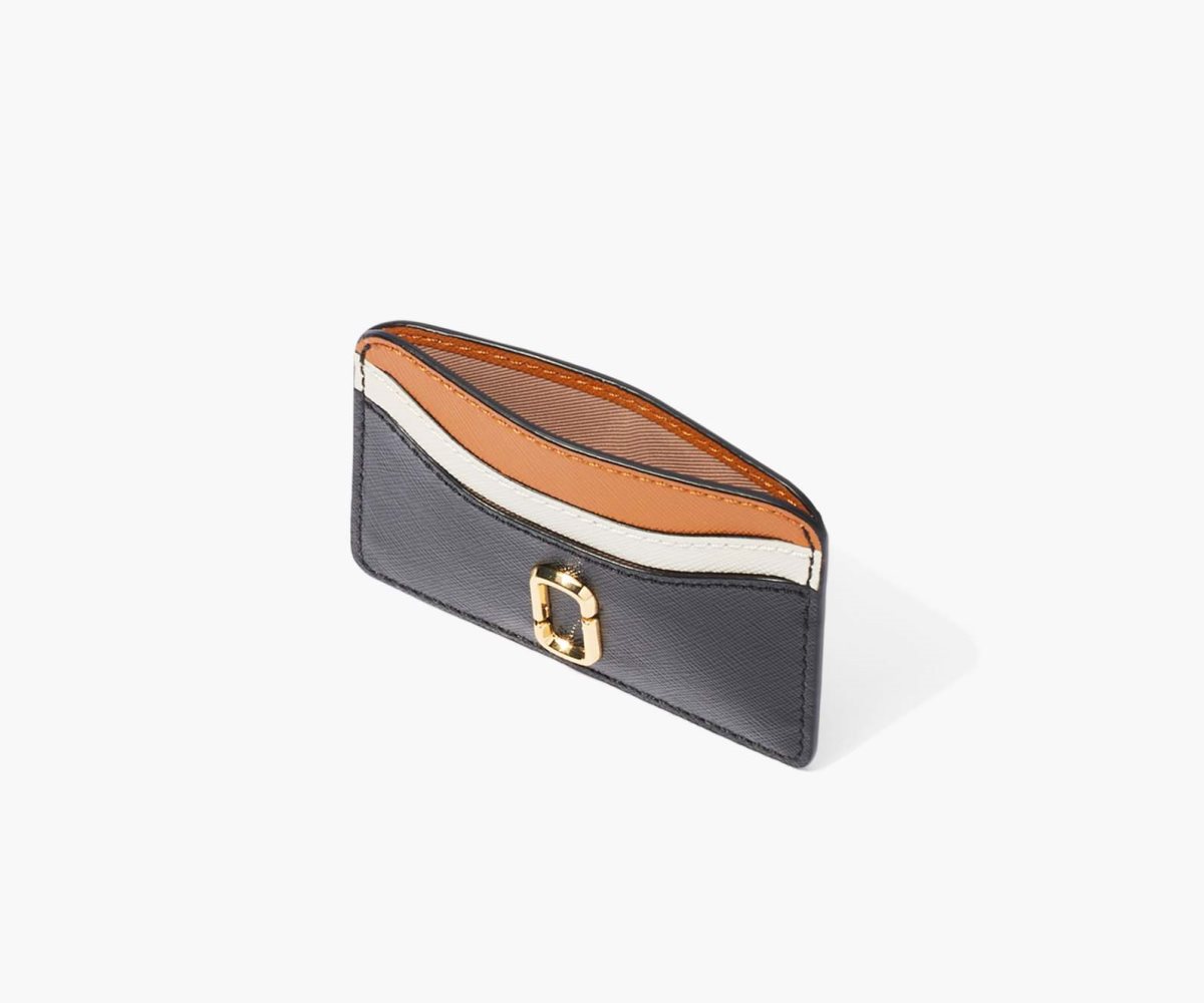 Marc Jacobs Snapshot Card Case Nere Arancioni Colorate | YNM253784