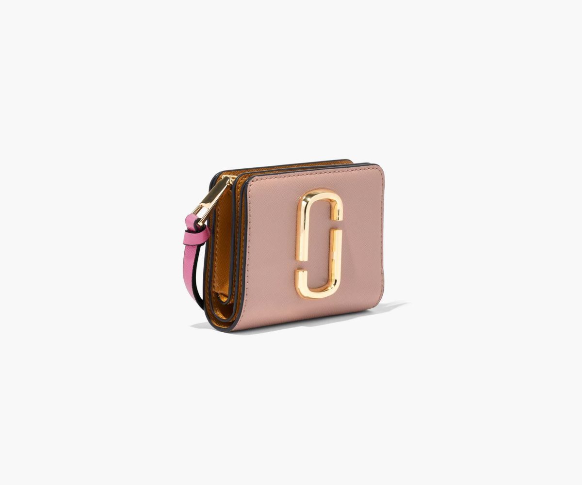 Marc Jacobs Snapshot Mini Compact Wallet Rosa Colorate | BZP329547