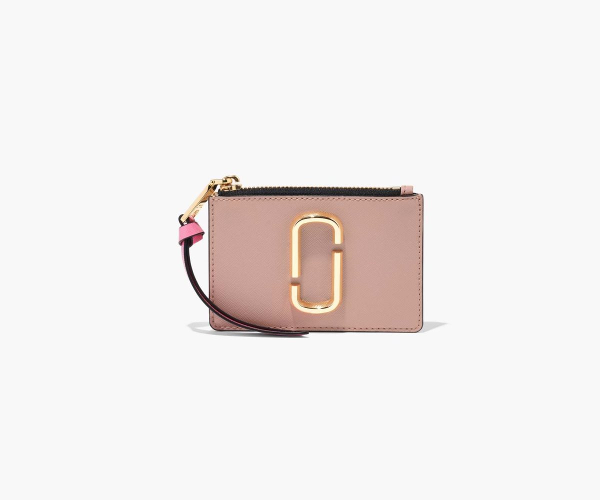 Marc Jacobs Snapshot Top Zip Multi Wallet Rosa Colorate | XEO385490