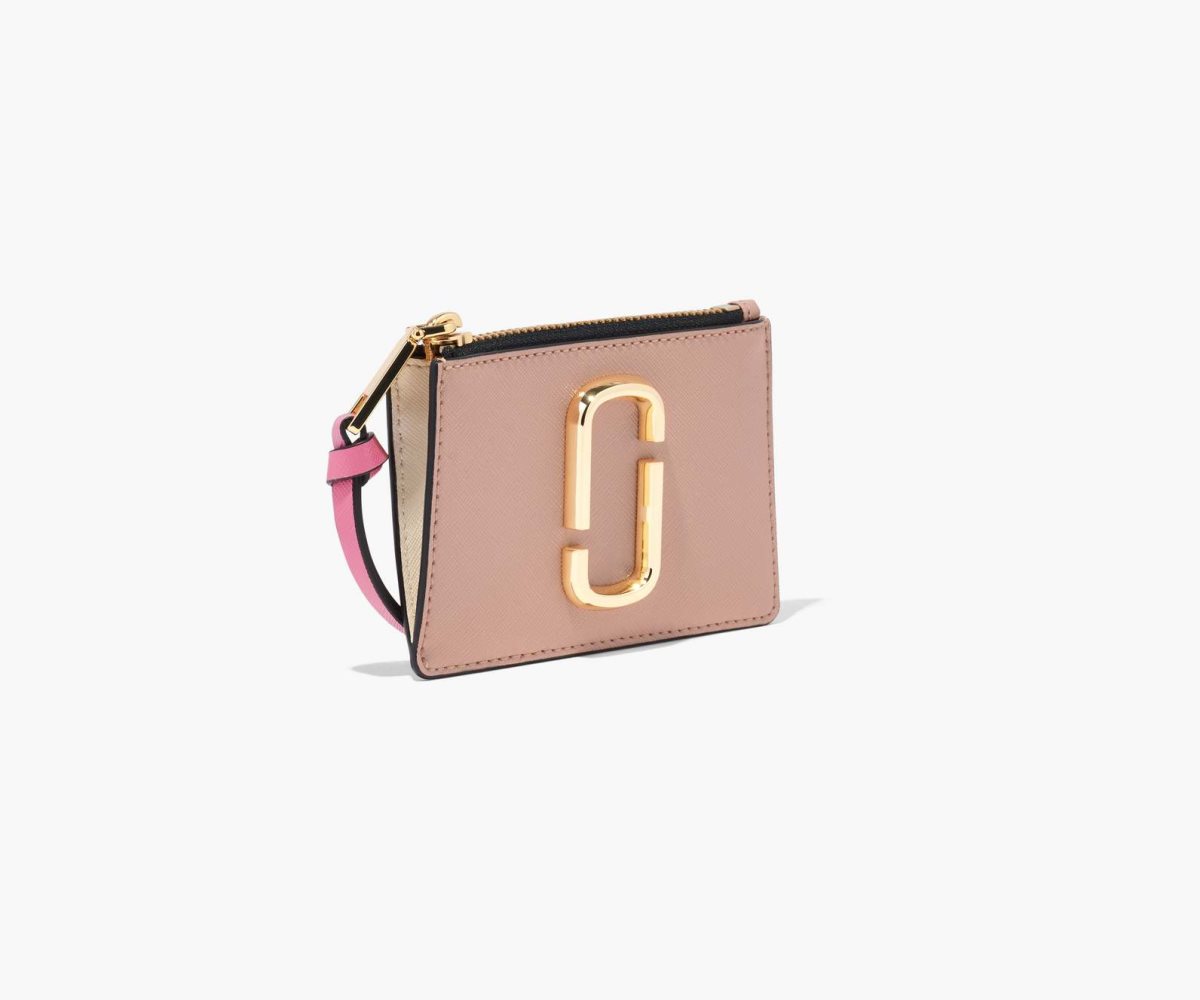 Marc Jacobs Snapshot Top Zip Multi Wallet Rosa Colorate | XEO385490