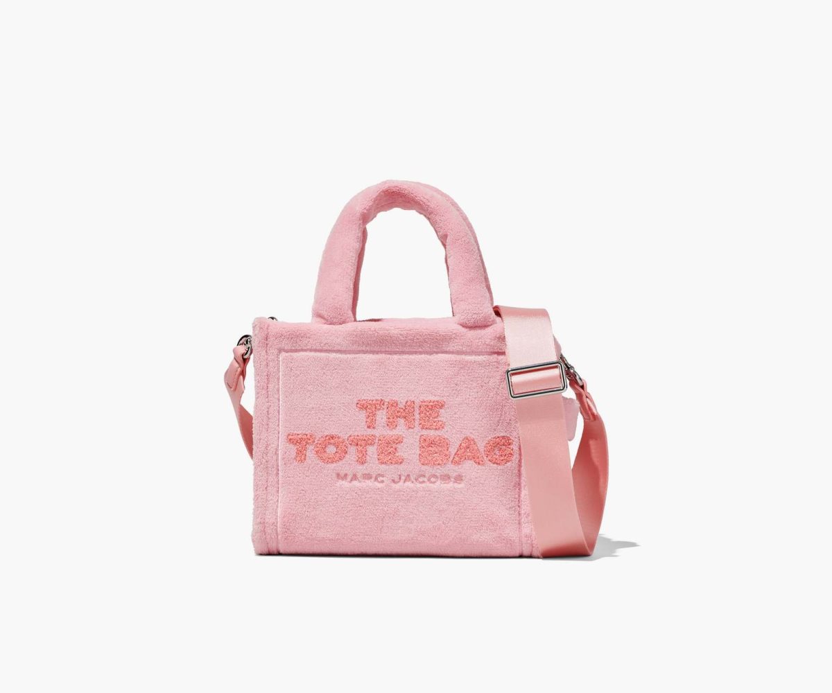 Marc Jacobs Terry Mini Tote Bag Rosa Chiaro | HIM635029