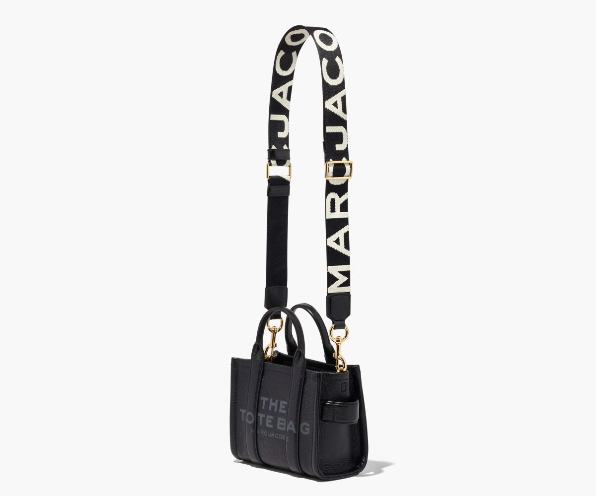 Marc Jacobs Thin Logo Webbing Cinturino Nere Bianche | BYL905324