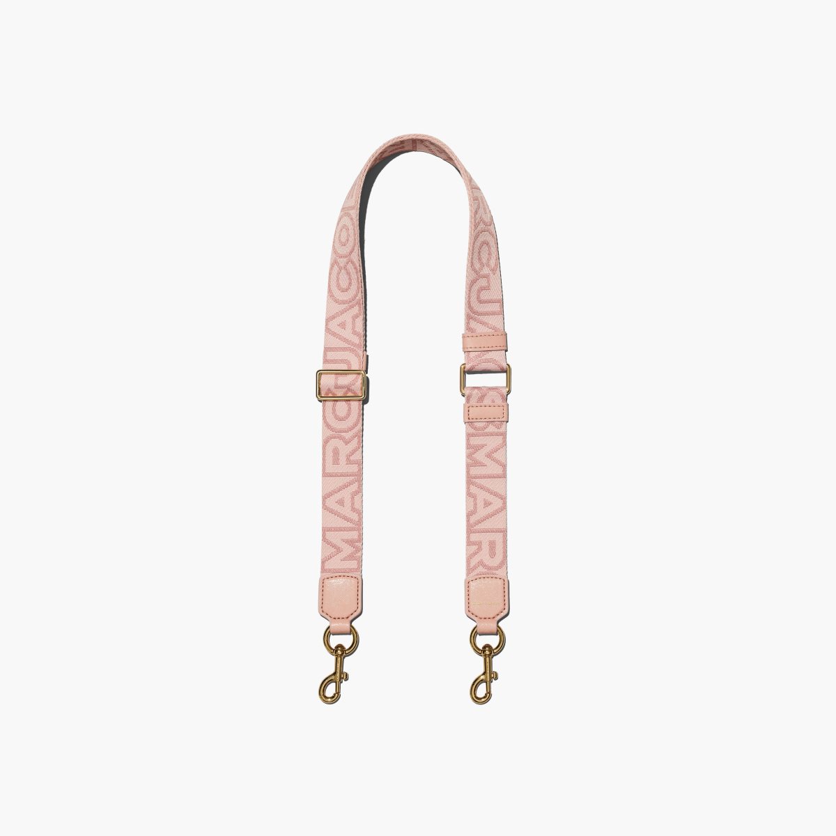 Marc Jacobs Thin Outline Logo Webbing Cinturino Rosa Colorate | MUB439710