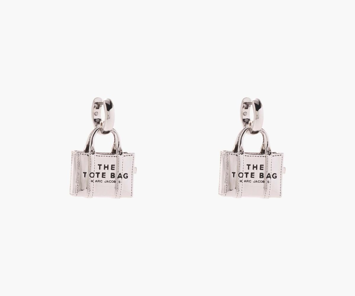 Marc Jacobs Tote Bag Earrings Argento Chiaro | XLT209786