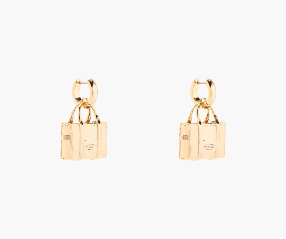 Marc Jacobs Tote Bag Earrings Oro Chiaro | AIX023581