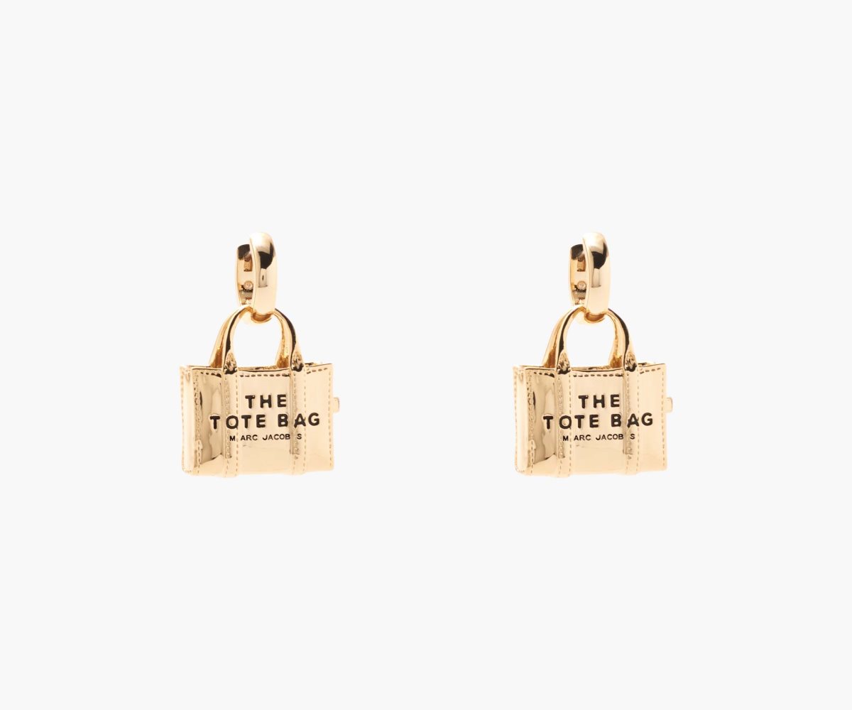 Marc Jacobs Tote Bag Earrings Oro Chiaro | AIX023581