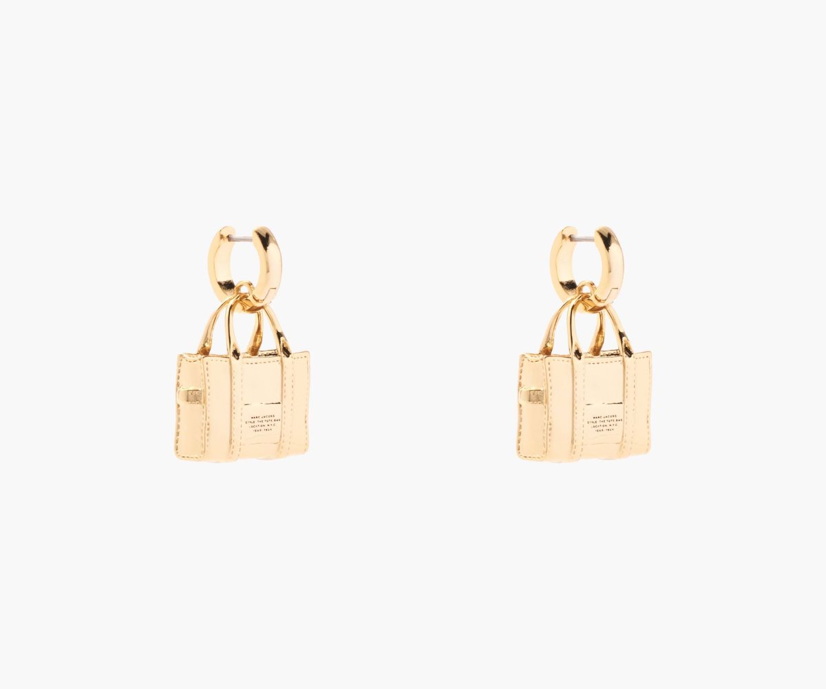 Marc Jacobs Tote Bag Earrings Oro Chiaro | AIX023581