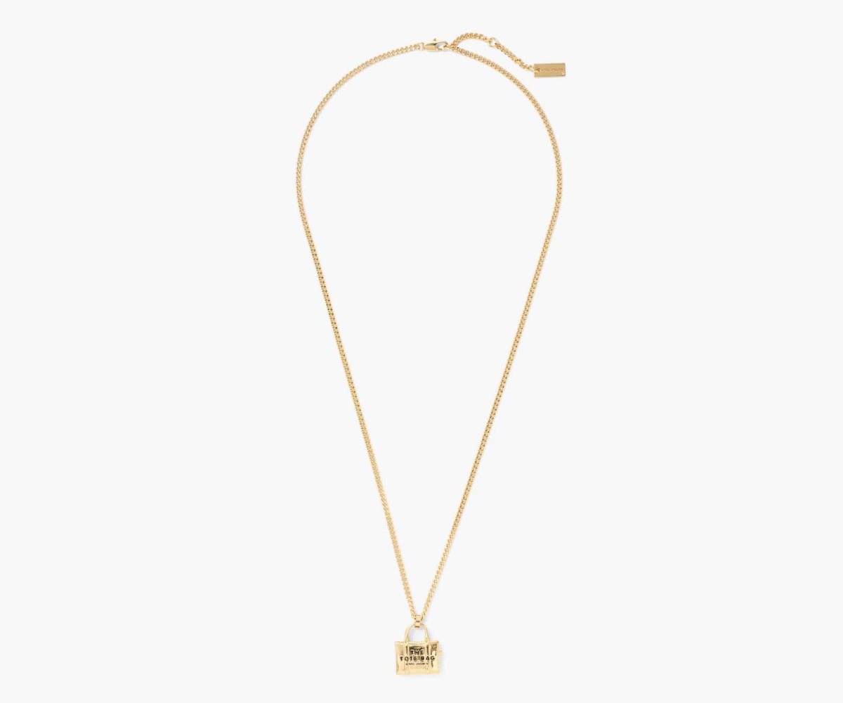 Marc Jacobs Tote Bag Necklace Oro Chiaro | PVZ642709