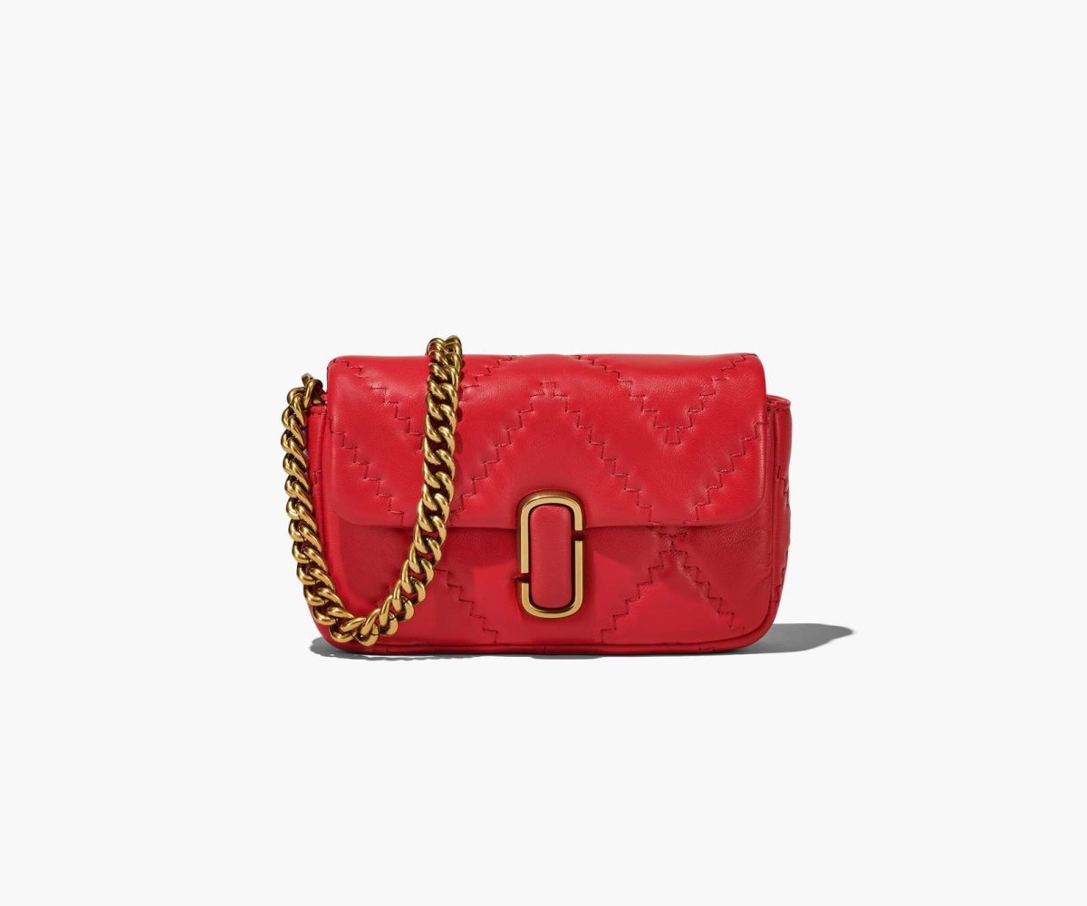 Marc Jacobs Trapuntato Pelle J Marc Mini Bag Rosse | AGT389641