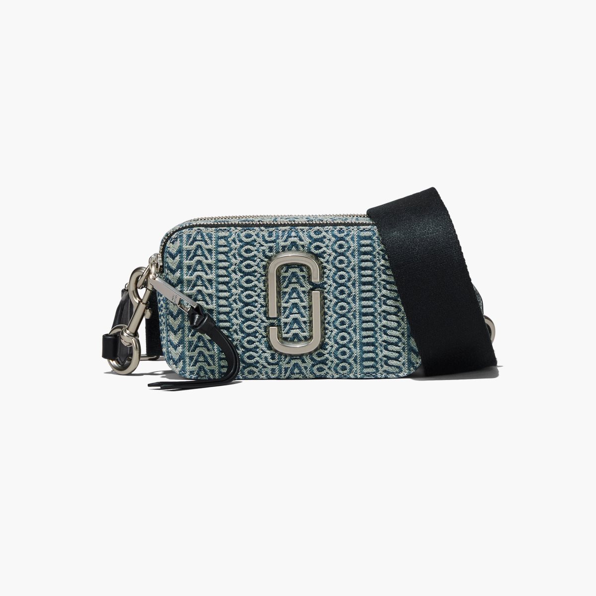 Marc Jacobs Washed Monogram Denim Snapshot Arancioni Blu | IRZ620958