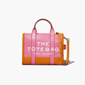 Marc Jacobs Colorblock Medium Tote Bag Rosa Colorate | MZN264791