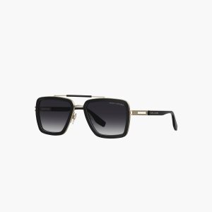 Marc Jacobs Icon Square Pilot Sunglasses Nere | RDS135742