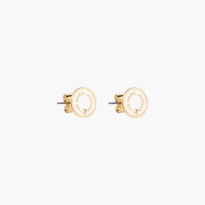 Marc Jacobs Medallion Studs Crema | GNW015638