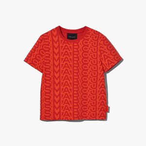 Marc Jacobs Monogram Baby Tee Arancioni Rosse | ATC712439