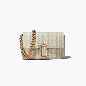 Marc Jacobs Monogram Pelle J Marc Shoulder Bag Khaki | RMP214037