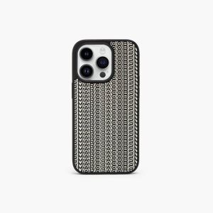 Marc Jacobs Monogram iPhone 14 Pro 3D Case Nere Bianche | UQT850149