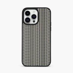 Marc Jacobs Monogram iPhone 14 Pro Max 3D Case Nere Bianche | RAH692705