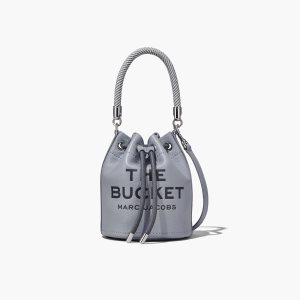 Marc Jacobs Pelle Bucket Bag Grigie | IYO507928