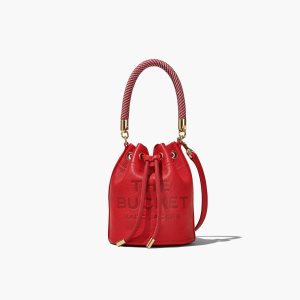 Marc Jacobs Pelle Bucket Bag Rosse | KVF104782