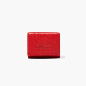 Marc Jacobs Pelle Medium Trifold Wallet Rosse | LGX514907