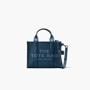 Marc Jacobs Pelle Mini Tote Bag Blu | CJW760821