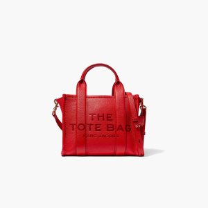 Marc Jacobs Pelle Mini Tote Bag Rosse | UHQ184593