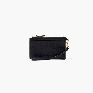 Marc Jacobs Pelle Top Zip Wristlet Nere | WSY319064