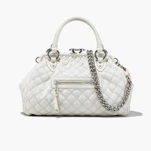 Marc Jacobs Re-Edition Trapuntato Pelle Stam Bag Bianche | HSC524706