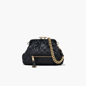 Marc Jacobs Re-Edition Trapuntato Pelle Little Stam Bag Nere | PZE910324