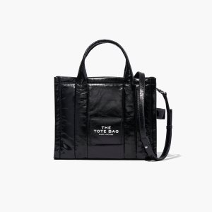 Marc Jacobs Shiny Crinkle Medium Tote Bag Nere | ZRU523961