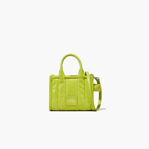 Marc Jacobs Shiny Crinkle Micro Tote Verdi Chiaro | FLO142379