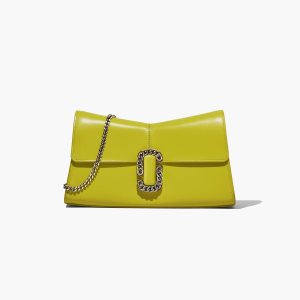 Marc Jacobs St. Marc Convertible Clutch Verdi Chiaro | JNB378190